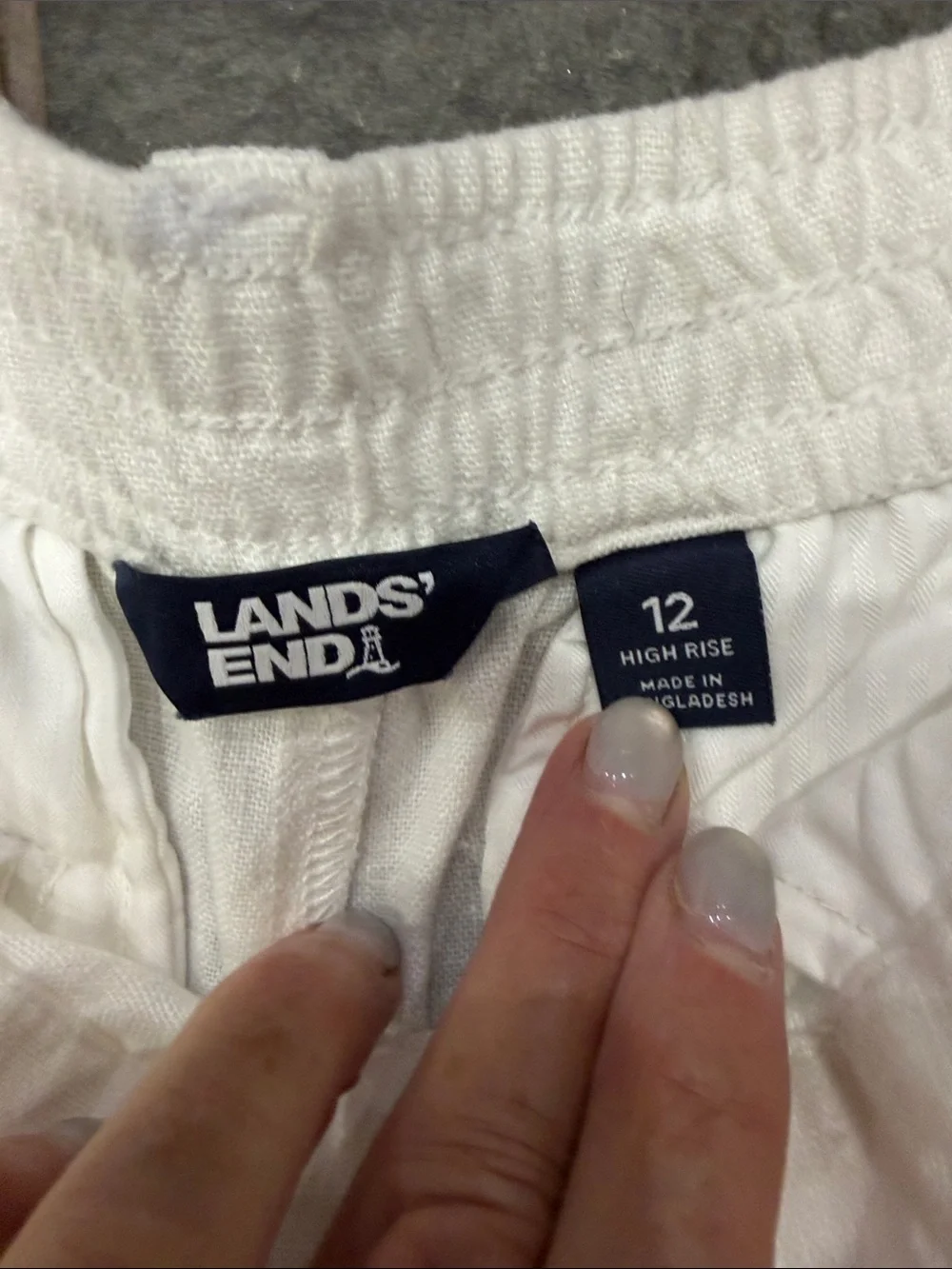 Lands End wide leg